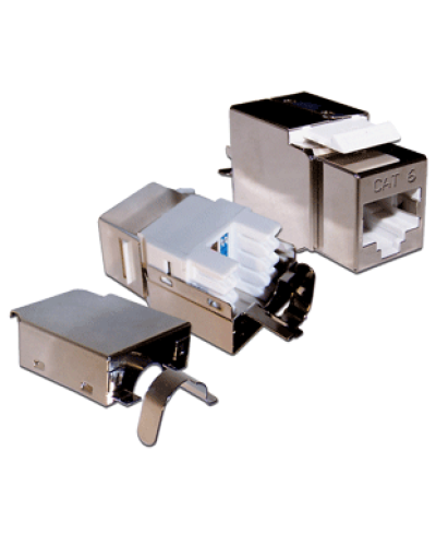 Вставка Keystone RJ-45, категория 6, экранированная, 180 градусов LANMASTER (LAN-OK45S6/180) в Нижнем Новгороде Коммутационные изделия Pintop.ru