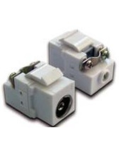 Вставка Keystone TV-розетка, винтовое соединение, белая LANMASTER LAN-OK-TV/S-WH в Нижнем Новгороде Коннекторы Pintop.ru