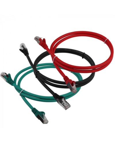 Патч-корд LSZH FTP кат.6, 15 м, черный LANMASTER LAN-PC45/S6-15-BK в Нижнем Новгороде Патч-корды и пигтейлы Pintop.ru