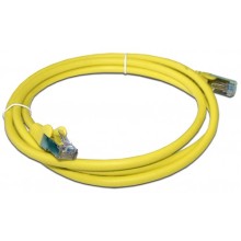 Патч-корд RJ45 - RJ45, 4 пары, FTP, категория 6, 5 м, желтый, LSZH LANMASTER LAN-PC45/S6-5.0-YL