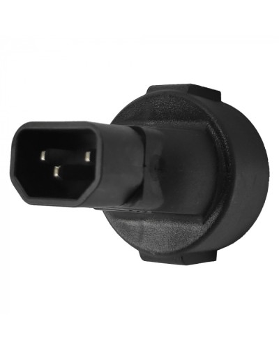 Адаптер переходной, розетка Schuko - вилка C14, 220В, 10А, черный LANMASTER (LAN-PPS/14-BK) в Нижнем Новгороде Проходные адаптеры и розетки оптические Pintop.ru