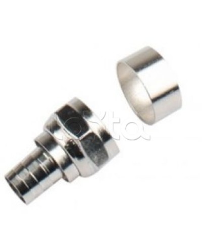 Штекер F-разъем под обжим (RG6U) LAZSO APFC12-RG6U в Нижнем Новгороде Коннекторы Pintop.ru