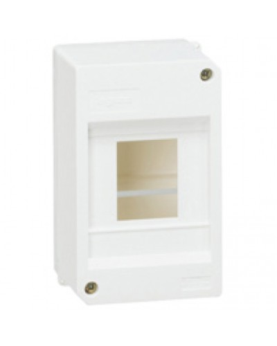 Щиток накладной Mini S 4 модуля белый Legrand 001357 в Нижнем Новгороде Боксы для автоматов Pintop.ru