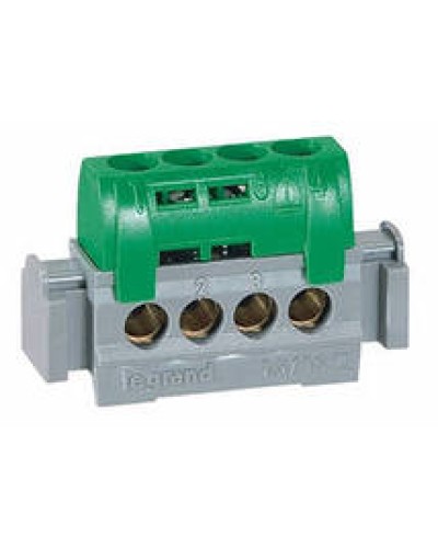Клеммник зеленый 4х1.5-16 мм2 LEGRAND 004830 в Нижнем Новгороде Клеммные колодки Pintop.ru