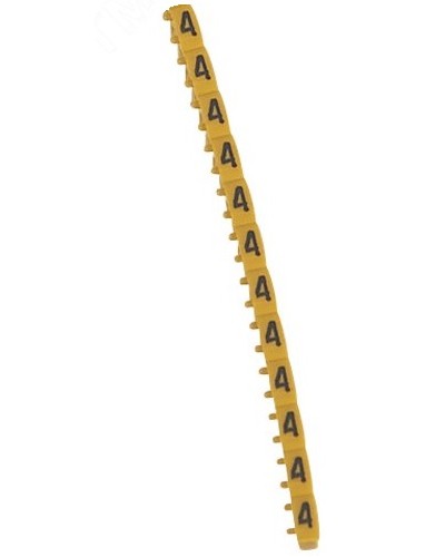 Маркер 4 0,15/0,5 ЖЛТ CAB3 Legrand 038104 в Нижнем Новгороде Аксессуары для кабель-канала Pintop.ru