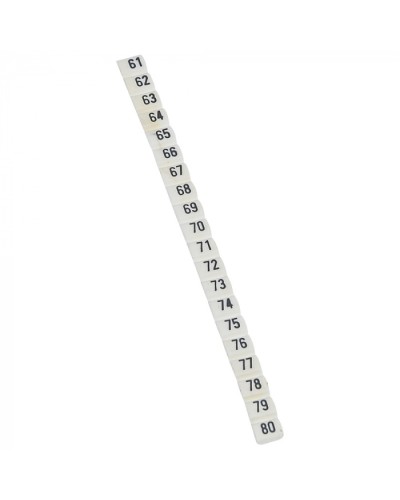 Маркер CAB3 цифры 61-80 Legrand 038153 в Нижнем Новгороде Аксессуары для кабель-канала Pintop.ru