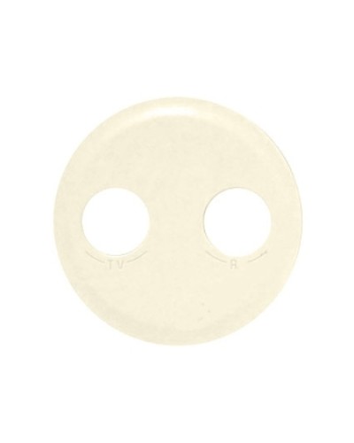 Лицевая панель для розетки TV/FM слоновая кость Celiane Legrand 066232 в Нижнем Новгороде Аксессуары для кабель-канала Pintop.ru