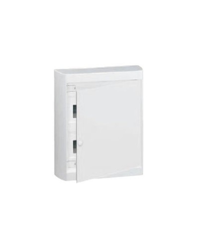 Накладной распределительный щит Nedbox с белой дверью 2 рейки х 12 (+1) модулей Legrand 601237 в Нижнем Новгороде Боксы для автоматов Pintop.ru