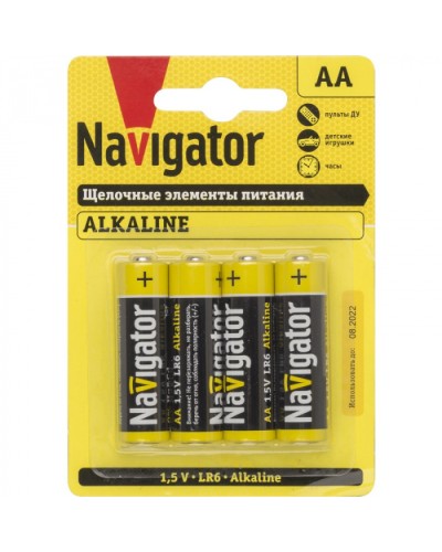 Элемент питания Navigator 61 463 NBT-NPE-LR6-BP4 в Нижнем Новгороде Электротехническое оборудование Pintop.ru