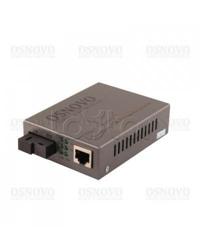 Медиаконвертер Fast Ethernet OSNOVO OMC-100-11S5a в Нижнем Новгороде Медиаконвертеры Pintop.ru