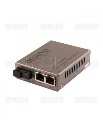 Медиаконвертер Fast Ethernet OSNOVO OMC-100-21S5a в Нижнем Новгороде Медиаконвертеры Pintop.ru