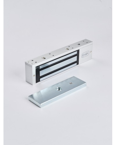 R-Lock RL-EM350-L0S - Электромагнитный замкок, 350кг, DC12/24B, цвет серебристый сатинированный алюминий RAL 7047 в Нижнем Новгороде Электромагнитные замки Pintop.ru