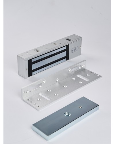 R-Lock RL-EML500-L0S - Электромагнитный замкок, 500кг, DC12/24B, цвет серебристый сатинированный алюминий RAL 7047 в Нижнем Новгороде Электромагнитные замки Pintop.ru