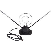 Антенна комнатная телескопическая на подставке «Усы», RX-105 REXANT 34-0105