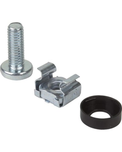 Комплект крепежа винт+шайба+гайка M6x16 REXANT (04-2686) в Нижнем Новгороде Аксессуары для стоек и шкафов Pintop.ru