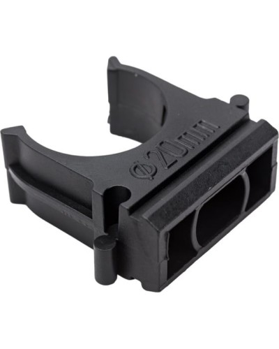 Крепеж-клипса для трубы ø 20 мм, черная (100 шт./уп.) Rexant (28-0120-3) в Нижнем Новгороде Держатели, клипсы, скобы Pintop.ru