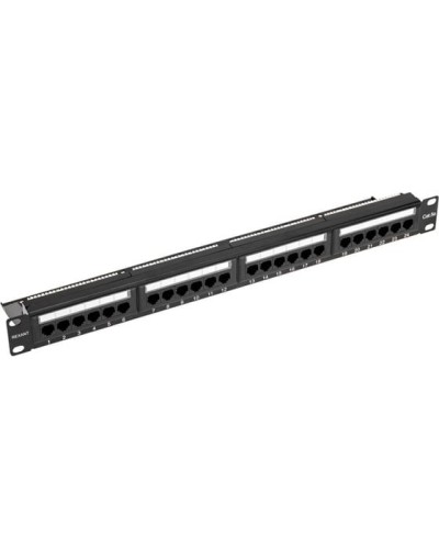 Панель коммутационная с кабельным органайзером 19, 1U, 24 порта, UTP, RJ-45, CAT 5e REXANT PRO (02-0031) в Нижнем Новгороде Аксессуары для стоек и шкафов Pintop.ru