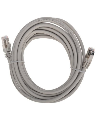 Патч-корд S/FTP, CAT 6A (10G), RJ45-RJ45, 28AWG, LSZH, серый, 5м REXANT 02-0390-5 в Нижнем Новгороде Патчкорды (медные) Pintop.ru