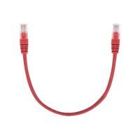 Патч-корд U/UTP, CAT 5e, RJ45-RJ45, 26AWG, LSZH, красный, 0,3м REXANT 02-0103-03