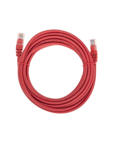 Патч-корд U/UTP, CAT 5e, RJ45-RJ45, 26AWG, LSZH, красный, 5м REXANT 02-0103-5 в Нижнем Новгороде Патчкорды (медные) Pintop.ru