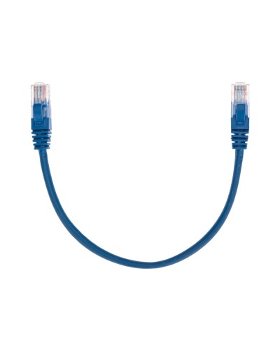 Патч-корд U/UTP, CAT 5e, RJ45-RJ45, 26AWG, LSZH, синий, 0,3м REXANT 02-0104-03 в Нижнем Новгороде Патчкорды (медные) Pintop.ru