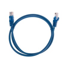 Патч-корд U/UTP, CAT 5e, RJ45-RJ45, 26AWG, LSZH, синий, 1м REXANT 02-0104-1