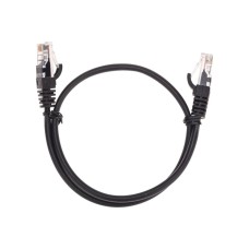 Патч-корд U/UTP, CAT 5e, RJ45-RJ45, 26AWG, LSZH, черный, 0,5м REXANT 02-0102-05