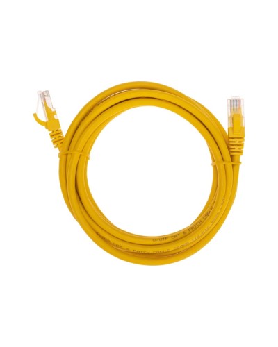 Патч-корд U/UTP, CAT 6, RJ45-RJ45, 26AWG, LSZH, желтый, 3м REXANT 02-0295-3 в Нижнем Новгороде Патчкорды (медные) Pintop.ru