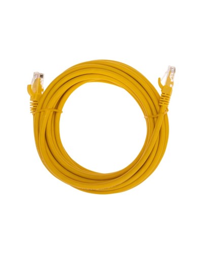 Патч-корд U/UTP, CAT 6, RJ45-RJ45, 26AWG, LSZH, желтый, 5м REXANT 02-0295-5 в Нижнем Новгороде Патчкорды (медные) Pintop.ru