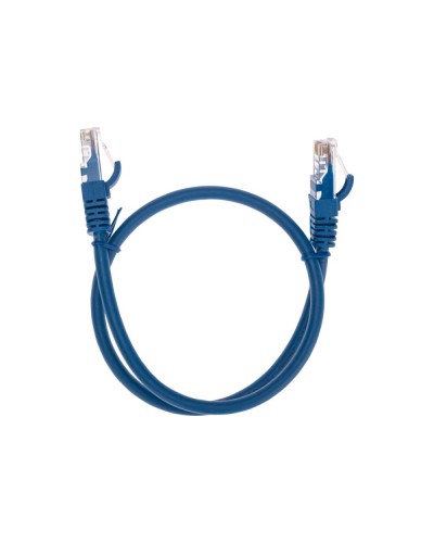 Патч-корд U/UTP, CAT 6, RJ45-RJ45, 26AWG, LSZH, синий, 0,5м REXANT 02-0294-05 в Нижнем Новгороде Патчкорды (медные) Pintop.ru