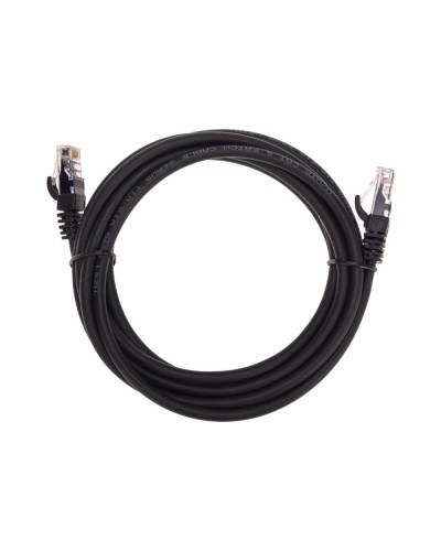 Патч-корд U/UTP, CAT 6, RJ45-RJ45, 26AWG, LSZH, черный, 3м REXANT 02-0292-3 в Нижнем Новгороде Патчкорды (медные) Pintop.ru