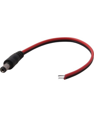 Разъем питания DC штекер 2,5х5,5мм с проводом 20 см REXANT 14-0324 в Нижнем Новгороде Коннекторы и разъемы Pintop.ru