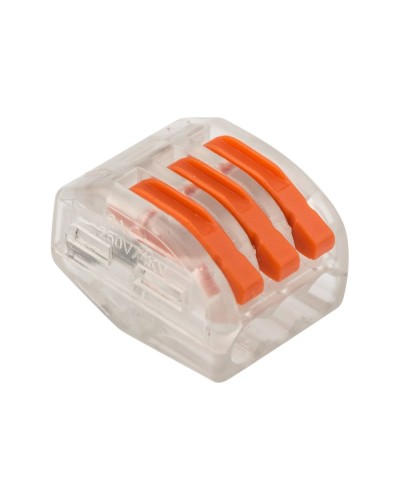 Универсальная многоразовая 3-проводная клемма (50шт/уп) REXANT (07-5253-1) в Нижнем Новгороде Клеммные колодки Pintop.ru