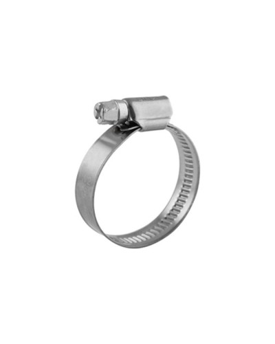 Хомут червячный 8-12/9-0,6мм, нержавеющая сталь W2, (50 шт/уп) REXANT 07-0708 в Нижнем Новгороде Стяжки-хомуты Pintop.ru