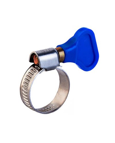 Хомут червячный 16-25/9-0,7мм, с ключом, нержавеющая сталь W2, (50 шт/уп) REXANT 07-0716-1 в Нижнем Новгороде Стяжки-хомуты Pintop.ru