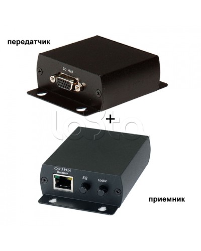 Комплект для передачи VGA сигнала по витой паре SC&T TTA111VGA в Нижнем Новгороде Видеоусилители, Модуляторы, Делители Pintop.ru