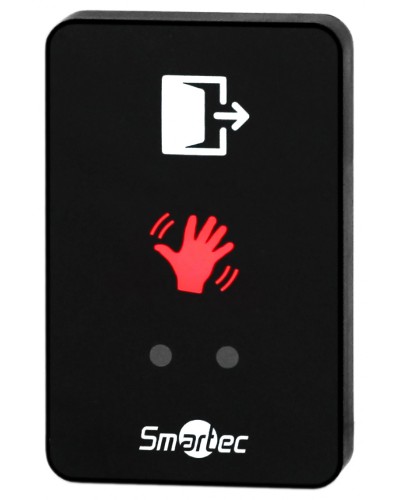 Кнопка ИК-бесконтактная накладная ИД индикатор Smartec ST-EX310L-BK в Нижнем Новгороде Кнопки выхода Pintop.ru