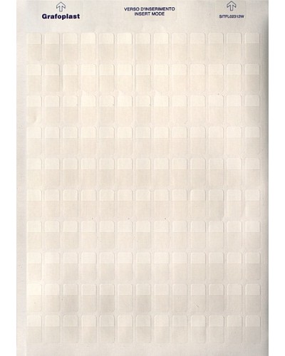 Табличка маркировочная 20х10мм. Полиэстер. Белая DKC (SITFP1020W) в Нижнем Новгороде Аксессуары для лотков Pintop.ru