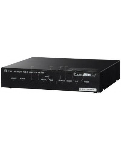 Шлюз передачи аудио, управляющих сигналов через сеть TOA NX-100S W в Нижнем Новгороде Системы оповещения и трансляции TOA Pintop.ru