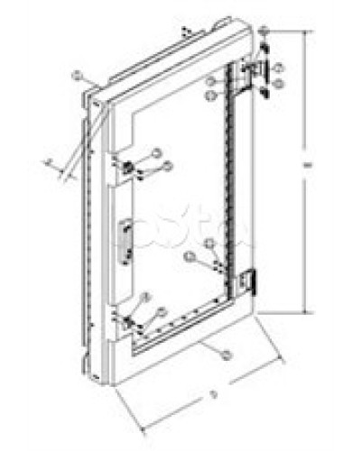 Дверь передняя плексигласовая TOA PGD-22 в Нижнем Новгороде Системы оповещения и трансляции TOA Pintop.ru