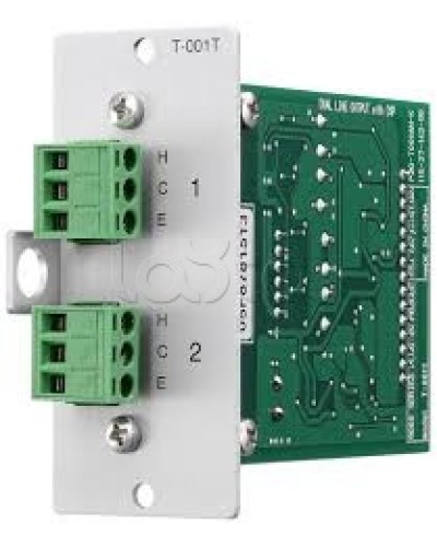 Модуль выходной 2-mic/line с DSP-процессором TOA T-001T в Нижнем Новгороде Системы оповещения и трансляции TOA Pintop.ru