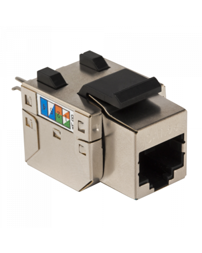 Модуль Keystone RJ45, Cat.5E, STP, 90 градусов, белый TWT (TWT-OK45STP/5E-WH) в Нижнем Новгороде Коннекторы и разъемы Pintop.ru