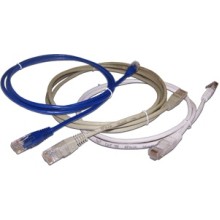 Патч-корд RJ45 TWT UTP кат.5e, с заливными колпачками, 3.0 м, белый TWT TWT-45-45-3.0-WH