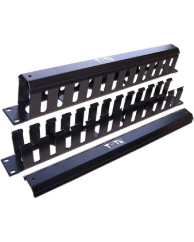 Органайзер кабельный горизонтальный 19 c крышкой, 2U TWT TWT-ORG/CV-2U в Нижнем Новгороде Кабельные органайзеры Pintop.ru