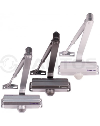 Доводчик дверной Tantos TS-DC085 Freeze (Серебро) в Нижнем Новгороде Доводчики Pintop.ru