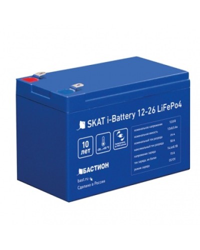 АКБ Бастион Skat i-Battery 12-26 LiFePo4 в Нижнем Новгороде Электротехническое оборудование Pintop.ru