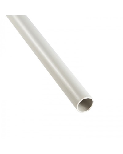 Труба ПНД гладкая тяжелая, цвет серый, диам 16мм (3м) Экопласт (23016-GR) в Нижнем Новгороде Гладкая труба Pintop.ru