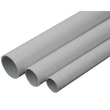 Труба HF FR гладкая тяжелая, серый, 20мм (3м) Экопласт 23020HFR-3