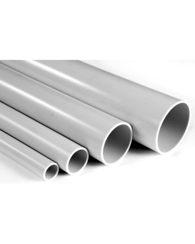 Труба гладкая ПВХ жесткая легкая диам 63, цвет серый (3м) Экопласт 30063 в Нижнем Новгороде Гладкая труба Pintop.ru