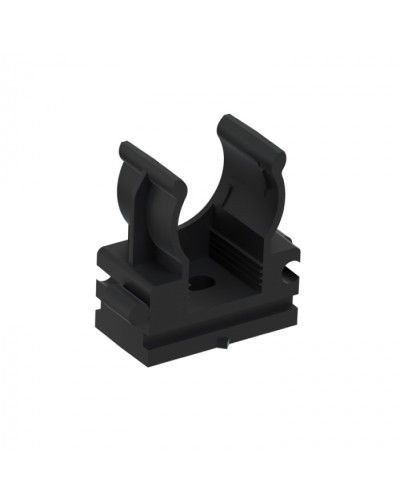 CFQ16 Держатель (клипса) для труб, для монтажного пистолета D16мм, цвет чёрный (50шт) Экопласт (41516BL) в Нижнем Новгороде Держатели, клипсы, скобы Pintop.ru